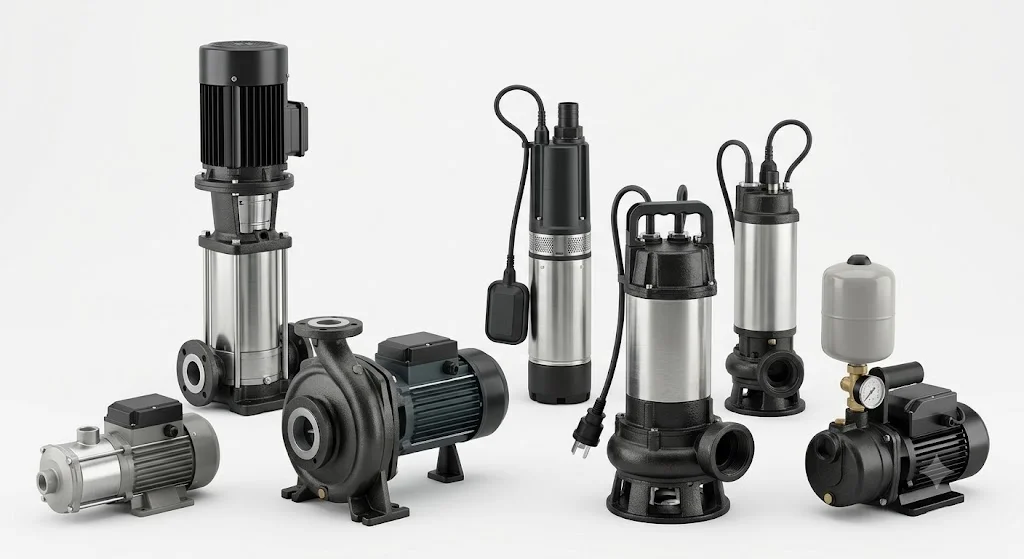 Tổng quan ngoại hình của máy bơm nước