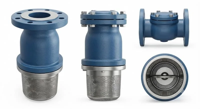 Định nghĩa về foot valve flange