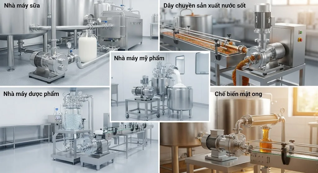 Ứng dụng của bơm trong thực tế