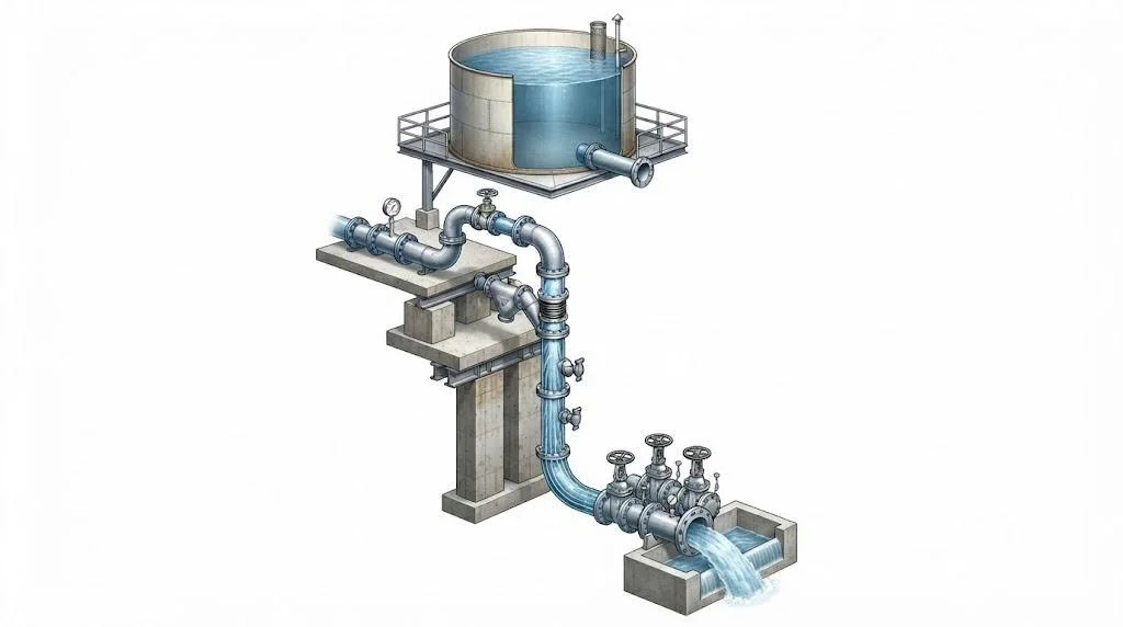 Nguyên lý hoạt động của bơm trọng lực