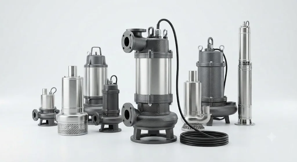 Tổng quan ngoại hình của máy bơm chìm