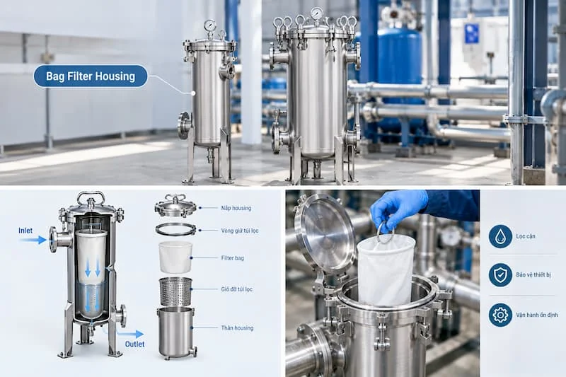Định nghĩa về bag filter housings