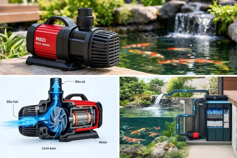 Định nghĩa về bơm Red Eco 10000