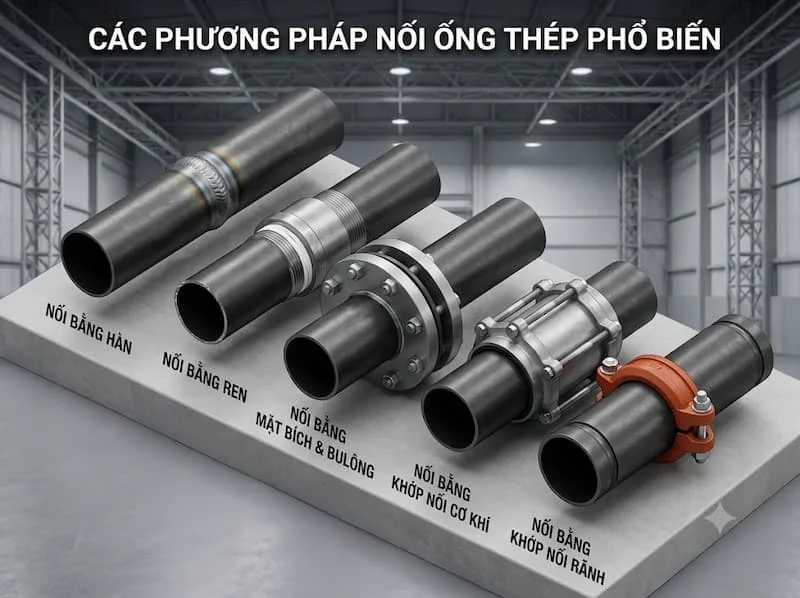 Định nghĩa của phương pháp nối ống thép
