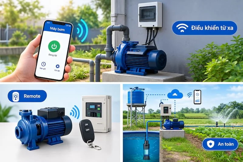 Định nghĩa máy bơm điều khiển từ xa