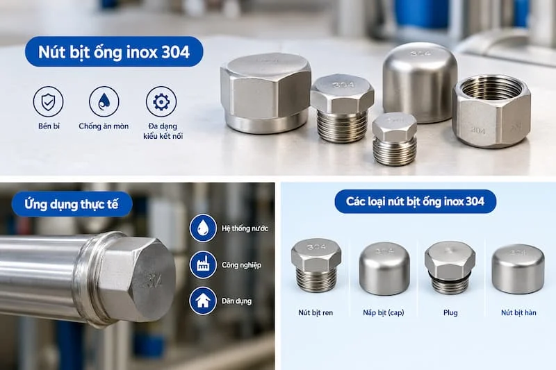 Định nghĩa về nút bịt ống inox 304
