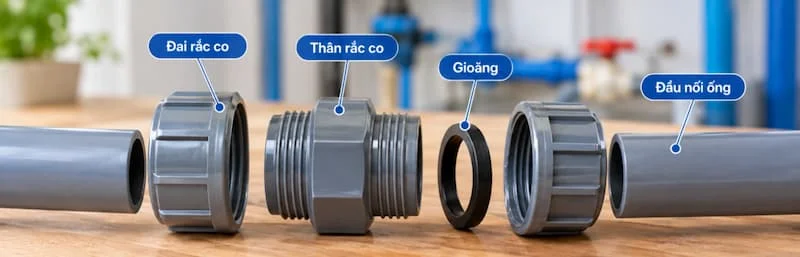 Định nghĩa về rắc co nối ống