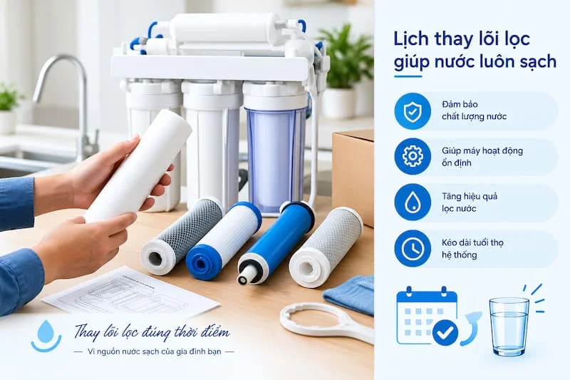 Checklist trước và sau khi thay