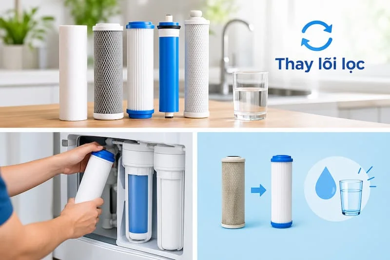 Định nghĩa về thay lõi lọc