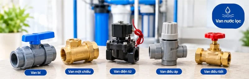 Định nghĩa về van nước lọc