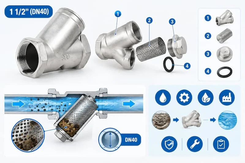 Định nghĩa về 1 1 2 strainer
