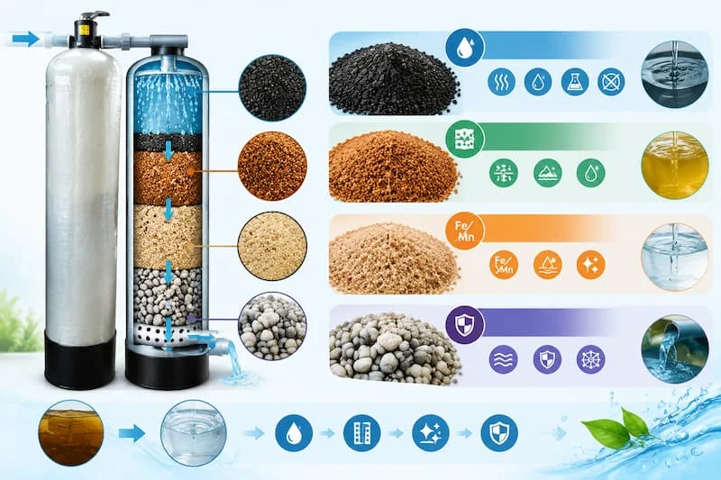 Các lớp vật liệu cần thiết