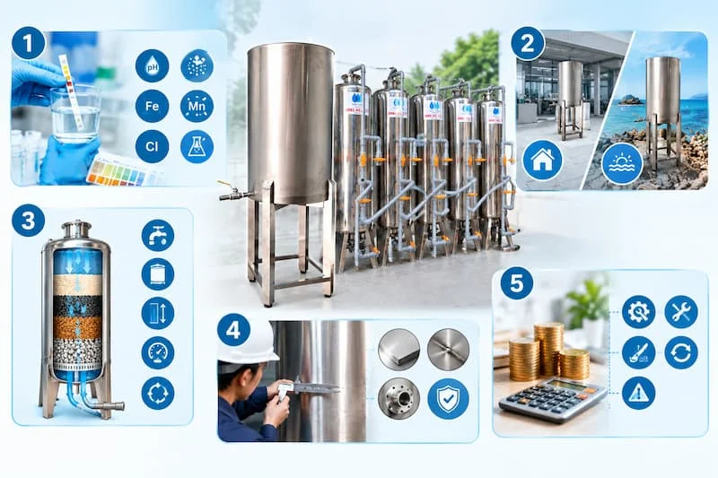 Kinh nghiệm chọn bồn lọc nước