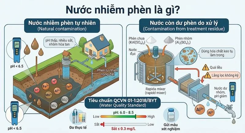 Định nghĩa của nước phèn 