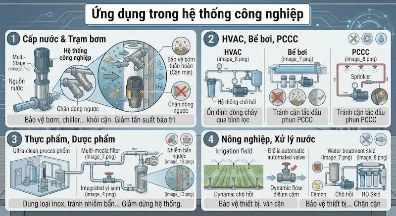 Ứng dụng của van lọc