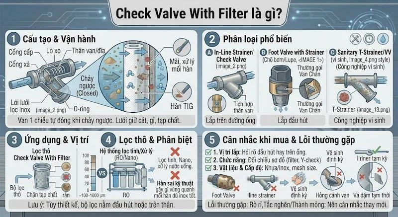 Định nghĩa của van lọc