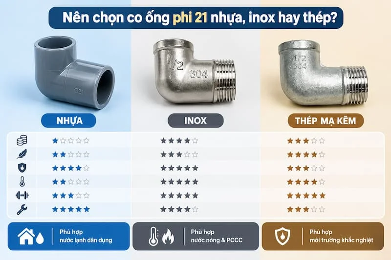 Nên chọn loại chất liệu nào