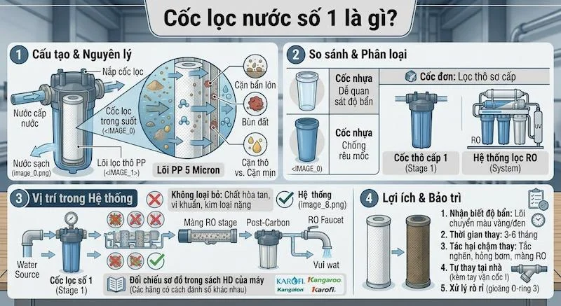 Định nghĩa của cốc lọc nước