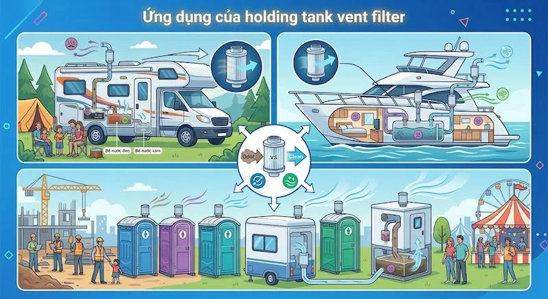 Ứng dụng của bể chứa chất thải