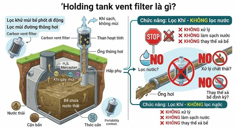 Định nghĩa của bể chứa chất thải