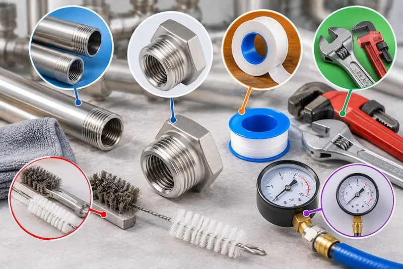Chuẩn bị dụng cụ và vật tư