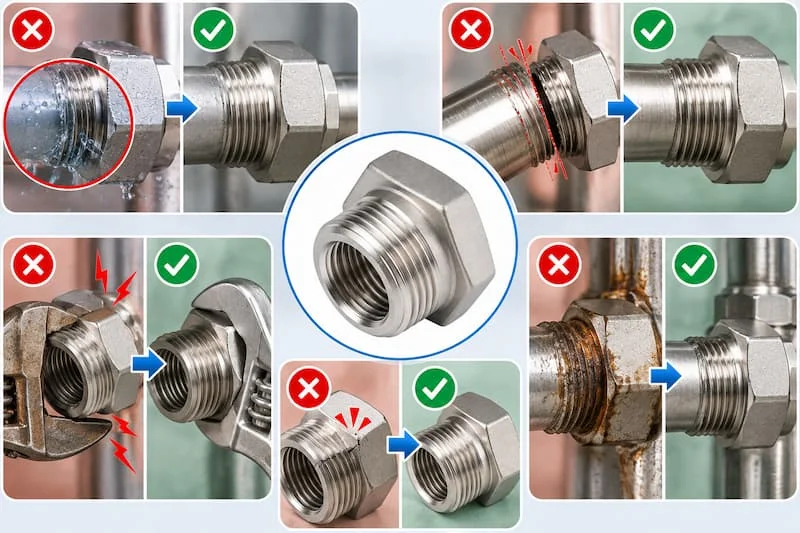 Những lỗi thường gặp khi lắp đặt