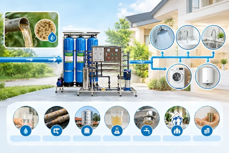 Có nước máy thì có cần lọc đầu nguồn không