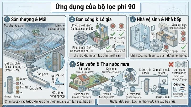 Nguyên lí của lọc rác 90