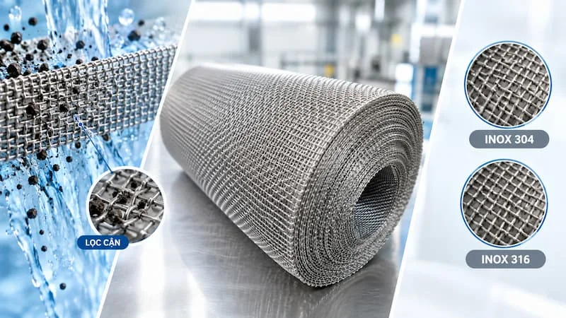 Định nghĩa về lưới lọc inox
