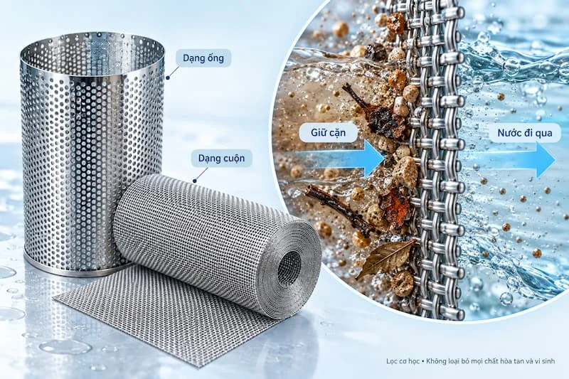 Định nghĩa về lưới lọc nước inox