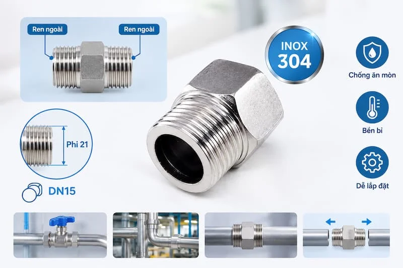 Định nghĩa về nối 21 răng ngoài