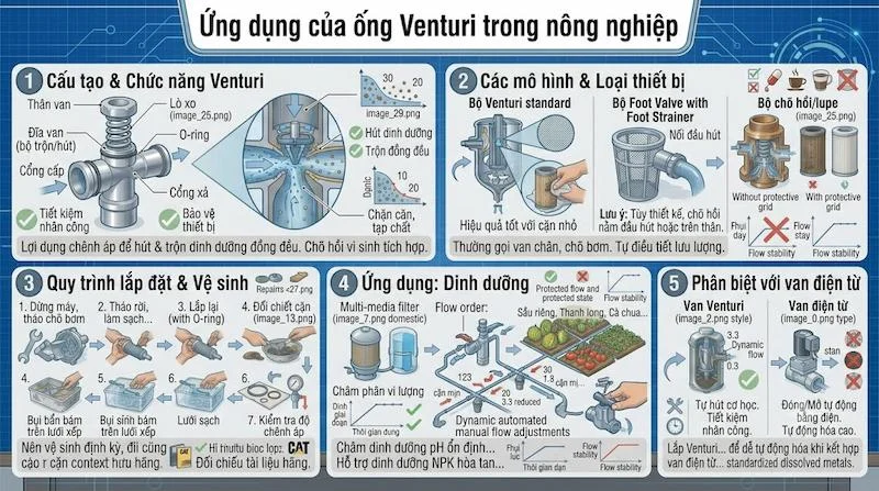 Ứng dụng của ống nước venturi