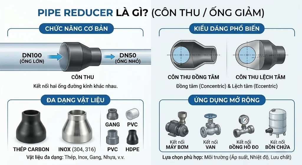 Định nghĩa về pipe reducer 