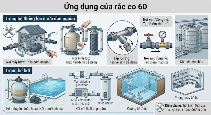 Ứng dụng của rắc co 60