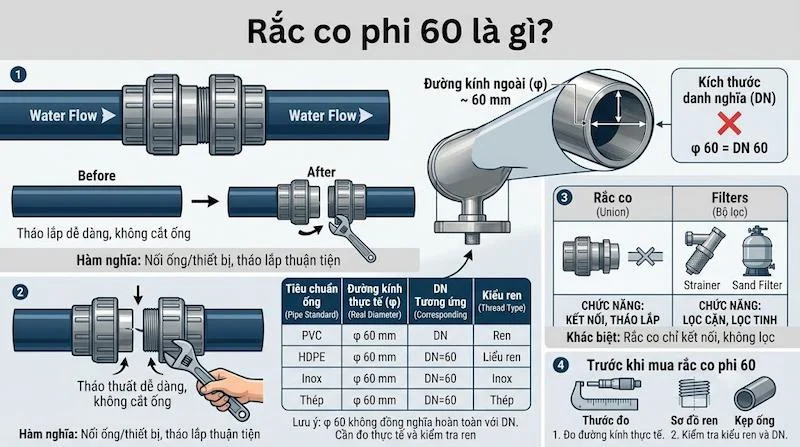 Định nghĩa của rắc co 60