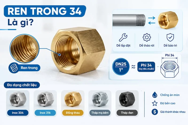 Định nghĩa về ren trong 34