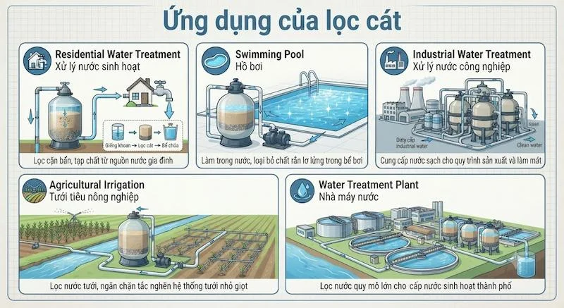 Ứng dụng của lọc cát
