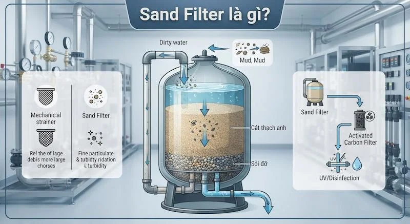 Định nghĩa của lọc cát