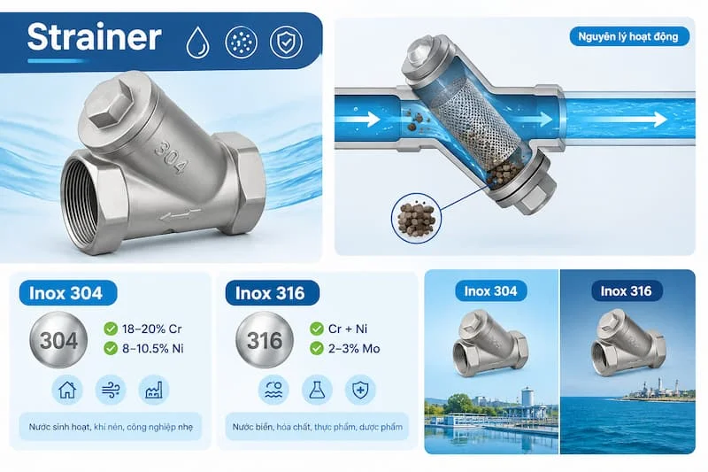 Định nghĩa về strainer
