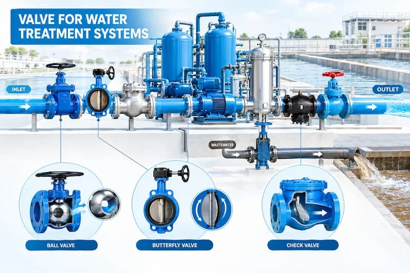Định nghĩa về valve for water treatment systems