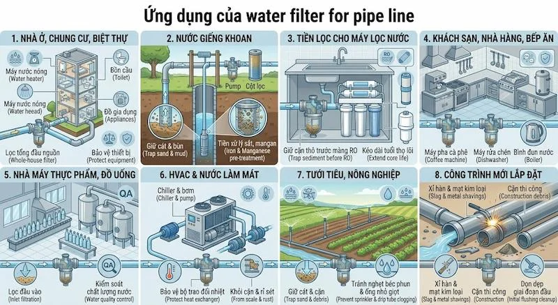 Ứng dụng của lọc đầu