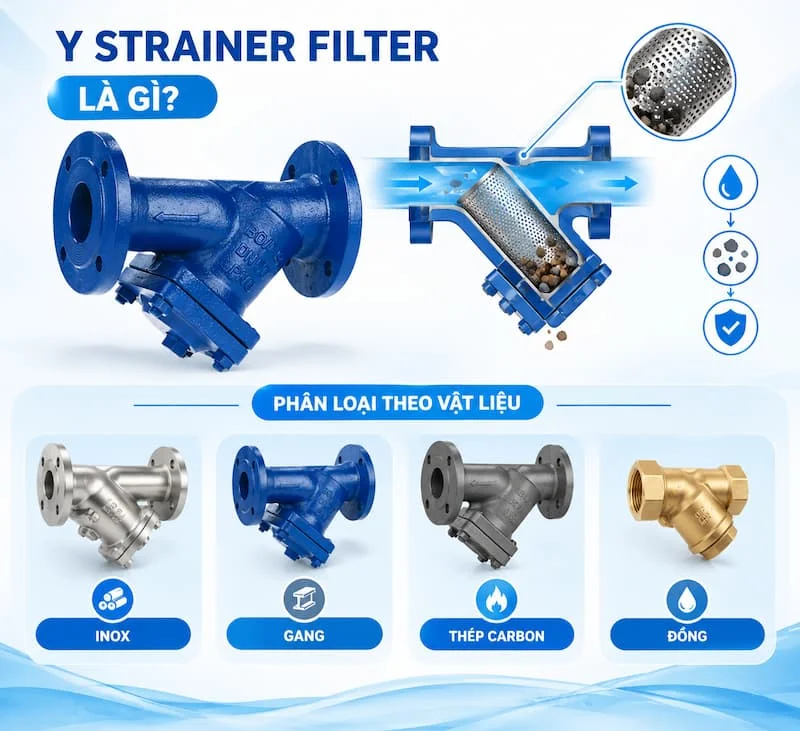 Định nghĩa về Y strainer filter