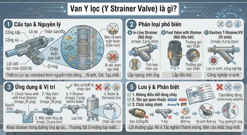 Định nghĩa của van y lọc