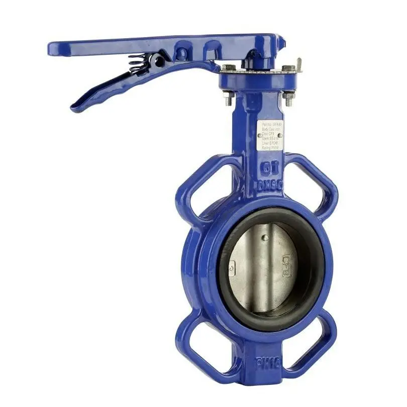 Cast-Iron-Manual-Butterfly-Valve-with-304-Stainless-Steel-Disc