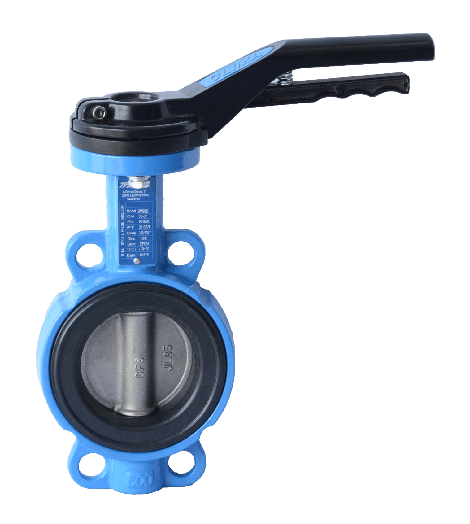 hand-lever-butterfly-valve