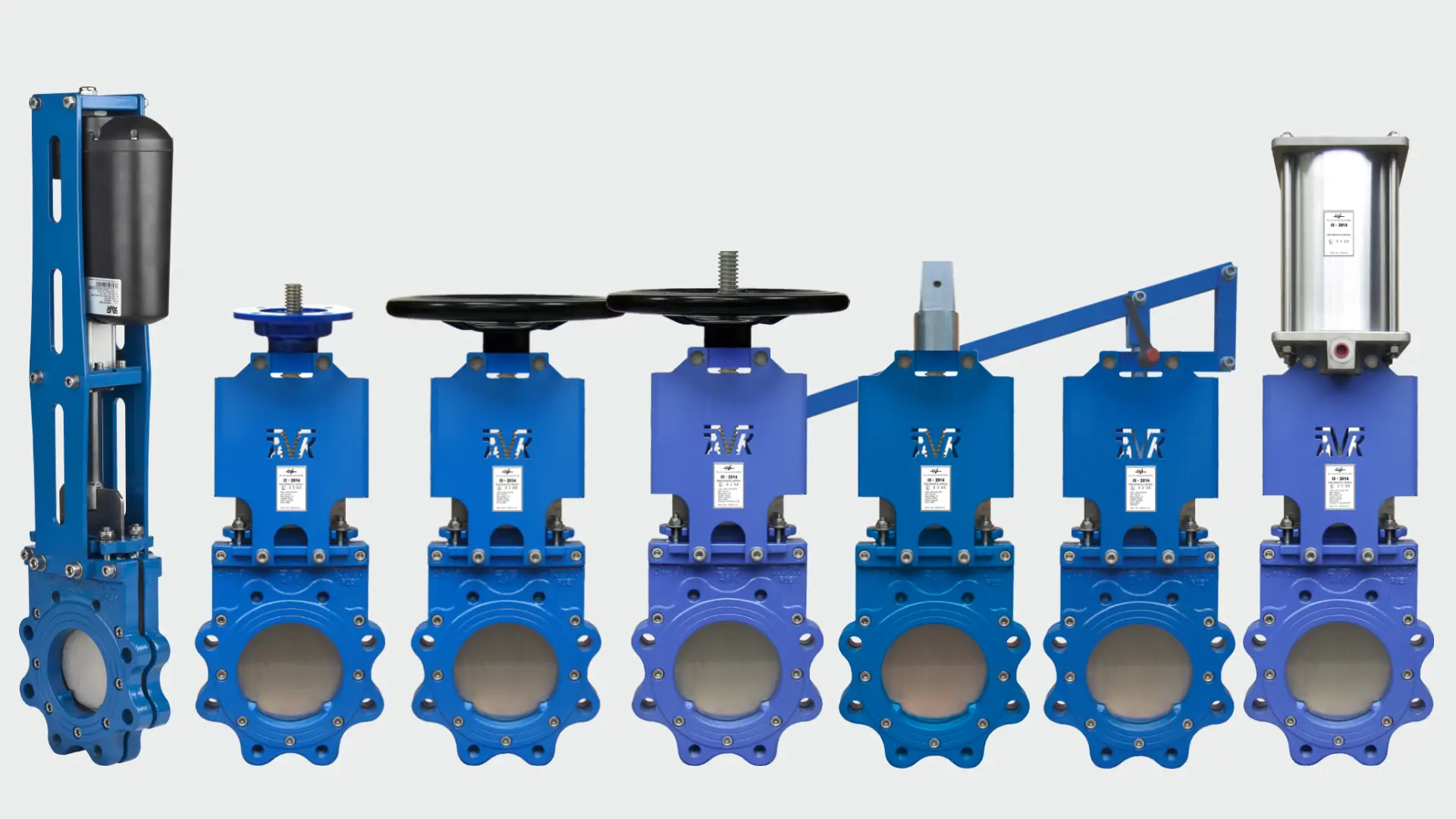 range of knife gate valve