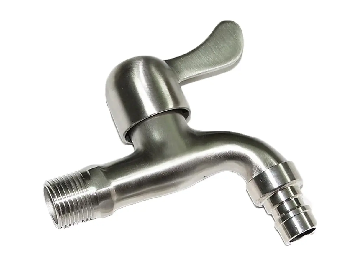 Van khóa nước inox phi 21